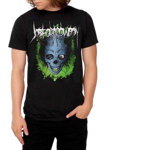 Job For A Cowboy Horned Skull death metal rock Official T-Shirt 2XL NWT